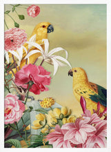 Load image into Gallery viewer, Tropical Parrots and Flowers PFY Art Print