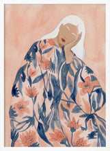 Load image into Gallery viewer, Floral Woman Dreaming PFY Art Print