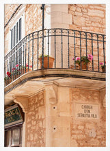 Load image into Gallery viewer, Flowered Stone Balcony PFY Art Print