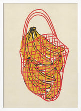 Load image into Gallery viewer, Fresh Bananas Net Bag PFY Art Print