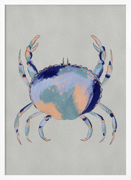 Serene Blue Crab PFY Art Print