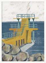 Load image into Gallery viewer, Yellow Ocean Diving Platform PFY Art Print