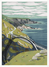 Load image into Gallery viewer, Winding Coastal Bridge Path PFY Art Print