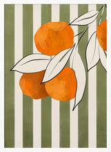 Load image into Gallery viewer, Fresh Oranges Stripes PFY Art Print