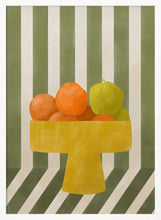 Load image into Gallery viewer, Colorful Striped Fruit Bowl PFY Art Print