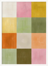 Load image into Gallery viewer, Vibrant Textured Squares PFY Art Print