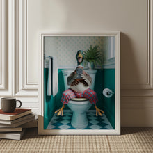 Load image into Gallery viewer, Bathroom Duck PFY Art Print