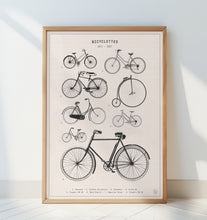 Load image into Gallery viewer, Bicyclettes PFY Art Print