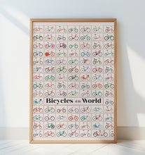 Load image into Gallery viewer, Bicycles of the World PFY Art Print