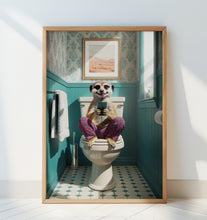 Load image into Gallery viewer, Bathroom Meerkat PFY Art Print