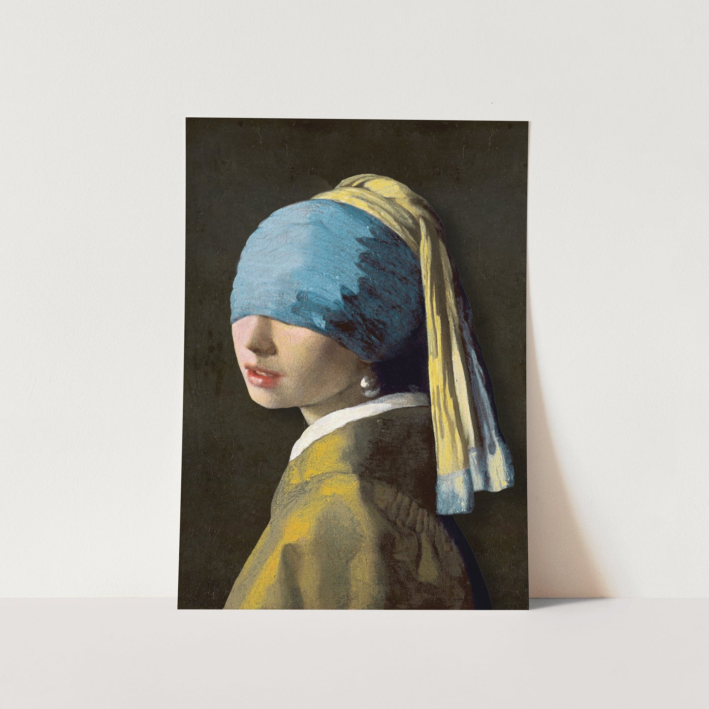 Blindfolded Beauty PFY Art Print
