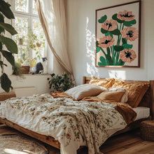 Load image into Gallery viewer, Modern Wild Poppies Art Print