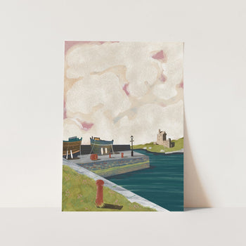 Historic Castle Harbor PFY Art Print