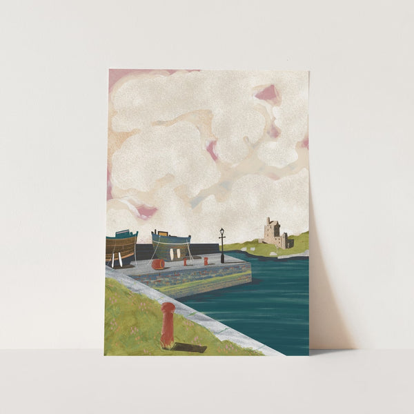 Historic Castle Harbor PFY Art Print