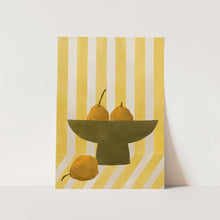 Load image into Gallery viewer, Yellow Striped Pears PFY Art Print