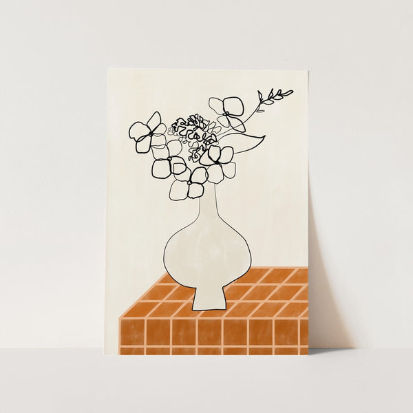 Modern Floral Still Life PFY Art Print