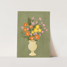 Load image into Gallery viewer, Colorful Floral Vase PFY Art Print