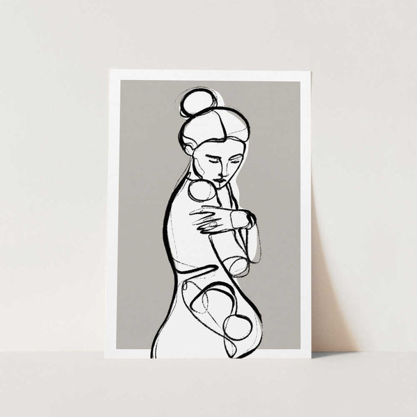 Graceful Embrace PFY Art Print
