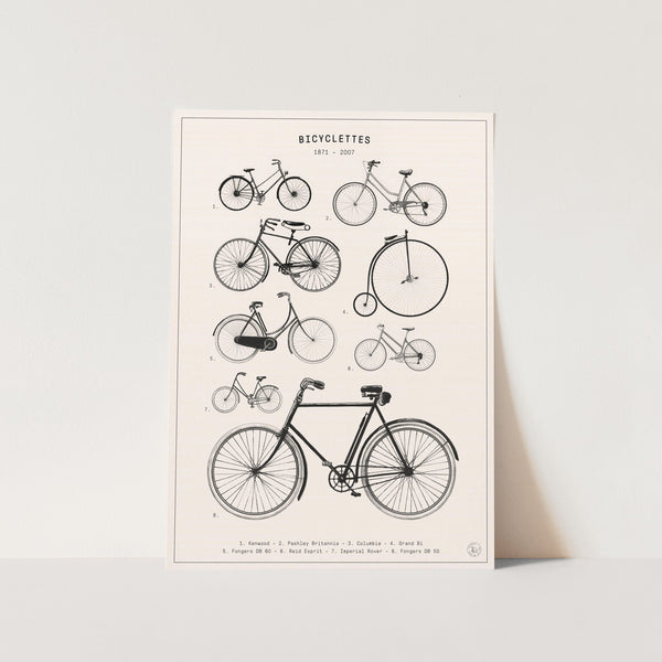 Bicyclettes PFY Art Print