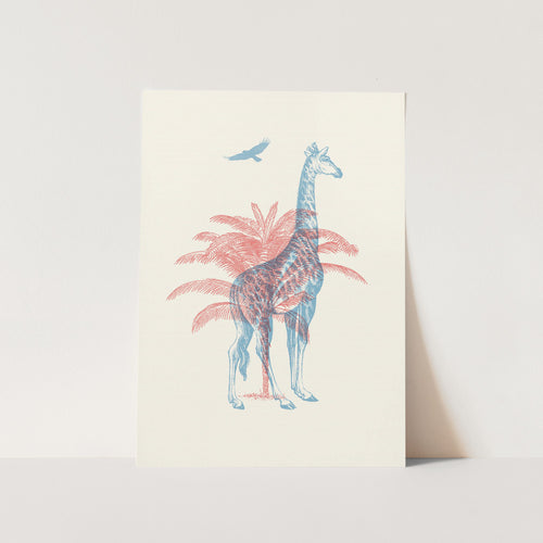 Giraffe PFY Art Print