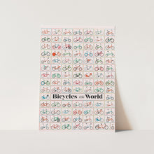 Load image into Gallery viewer, Bicycles of the World PFY Art Print