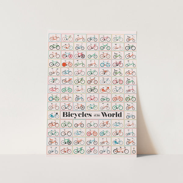 Bicycles of the World PFY Art Print