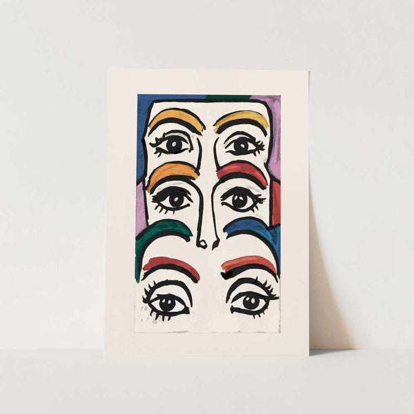 Eyes and Brows PFY Art Print