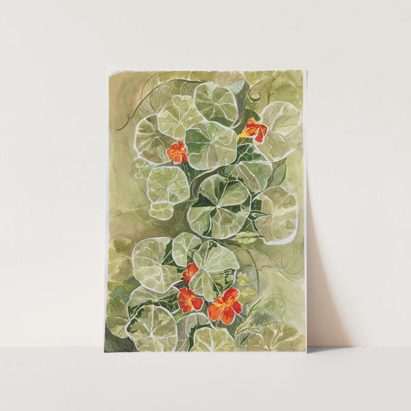 Nasturtium Tapestry PFY Art Print