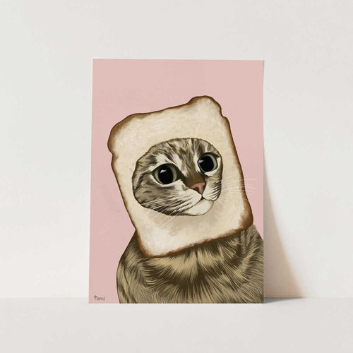 Bread Meme Cat PFY Art Print