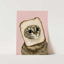 Load image into Gallery viewer, Bread Meme Cat PFY Art Print