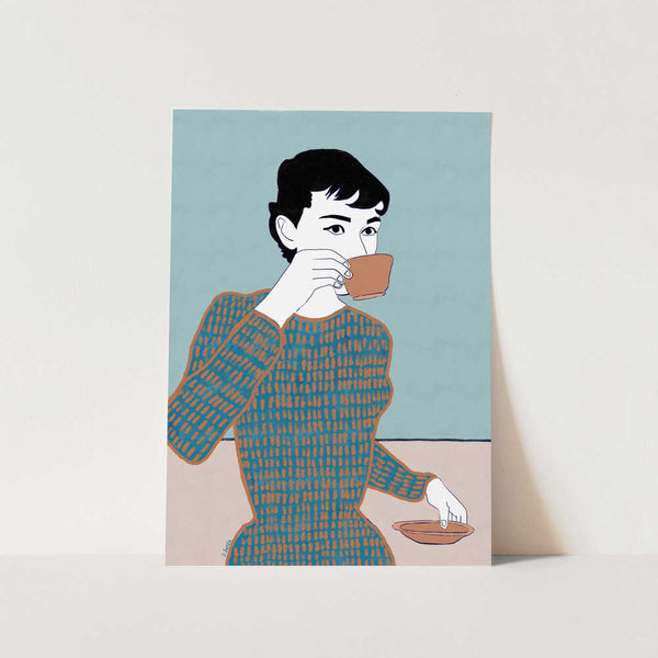 Quiet Coffee Moment PFY Art Print