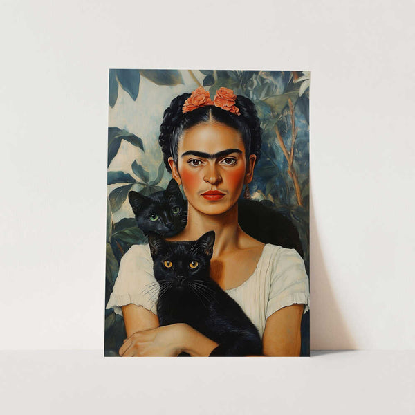 Frida and Cats PFY Art Print