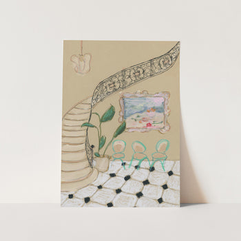 Museum Day In Paris PFY Art Print