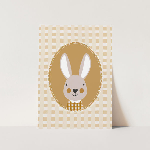 English Farmhouse Bunny PFY Art Print