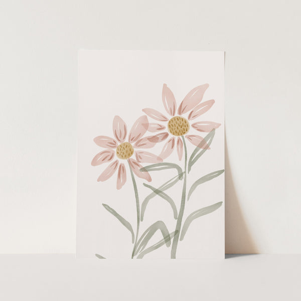 Two Daisies PFY Art Print