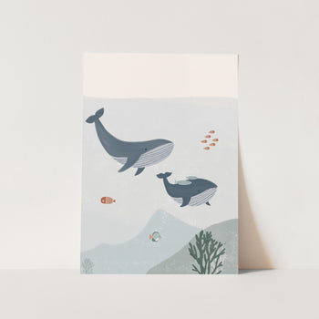Two Whales PFY Art Print