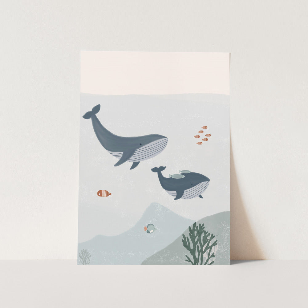Two Whales PFY Art Print