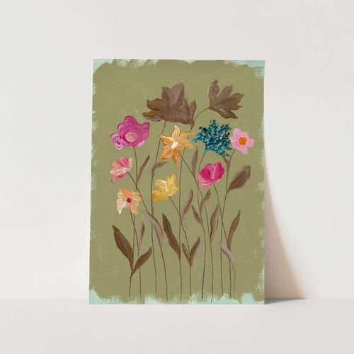 Blush In Bloom 01 PFY Art Print