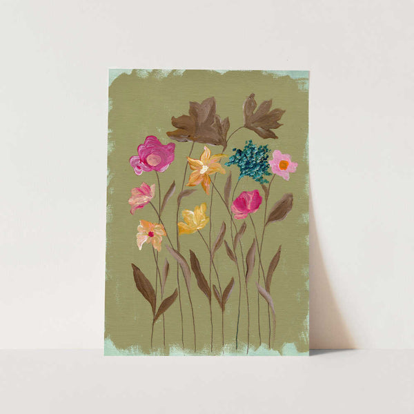 Blush In Bloom 01 PFY Art Print