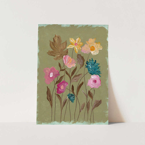 Blush In Bloom 02 PFY Art Print