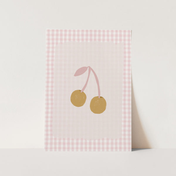 Golden Cherries Charm PFY Art Print