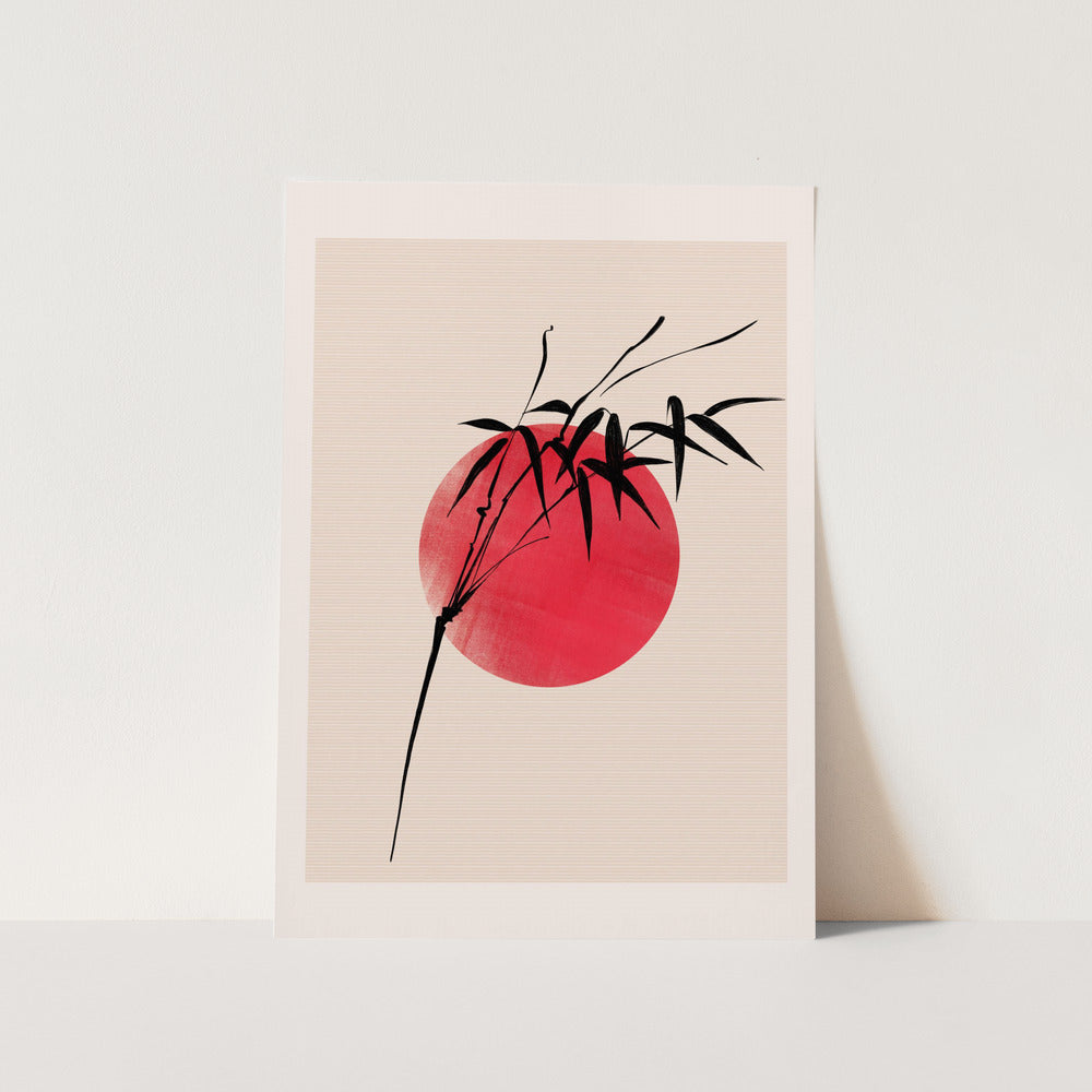 Bamboo Leaf and Sun PFY Art Print