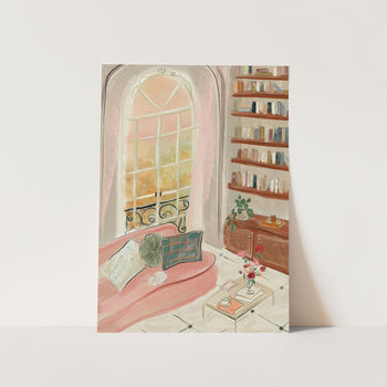 Cozy Reading Nook PFY Art Print