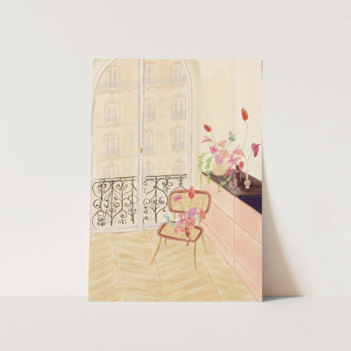 Dreamy Paris Morning PFY Art Print