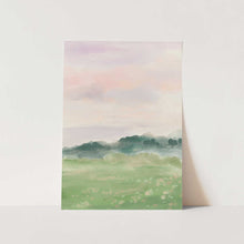 Load image into Gallery viewer, Misty Morning Fields PFY Art Print