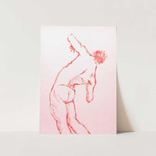Load image into Gallery viewer, Elegant Red Gesture PFY Art Print