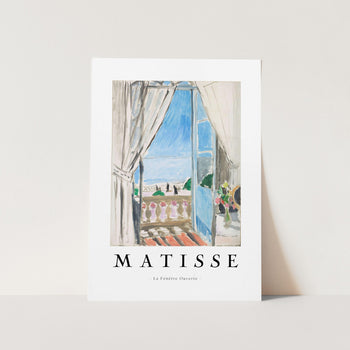 La Fenêtre Ouverte PFY Art Print