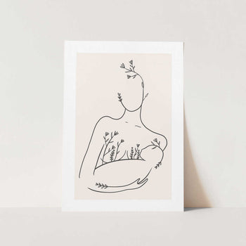Motherhood In Bloom PFY Art Print