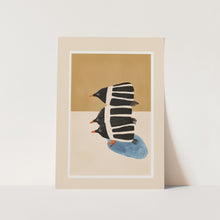 Load image into Gallery viewer, Minimal Penguin Stack PFY Art Print