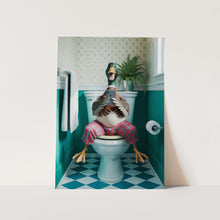 Load image into Gallery viewer, Bathroom Duck PFY Art Print